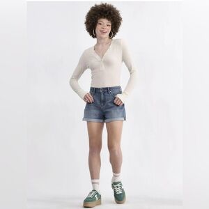 💕5/$15 No boundaries High Waist Denim Shorts, NEW